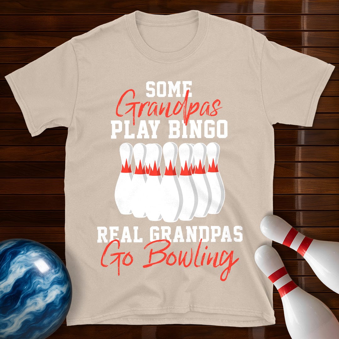 Real Grandpas Go Bowling T-Shirt