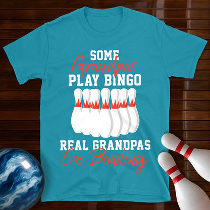 Real Grandpas Go Bowling T-Shirt