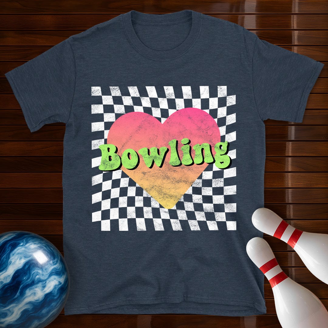 Retro Bowling Heart T-Shirt