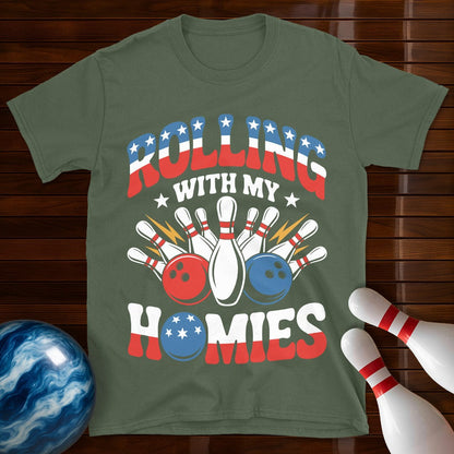 Rolling With My Homies USA T-Shirt