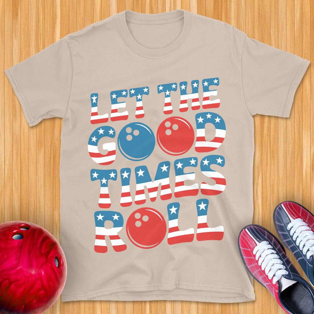 Let The Good Times Roll USA T-Shirt