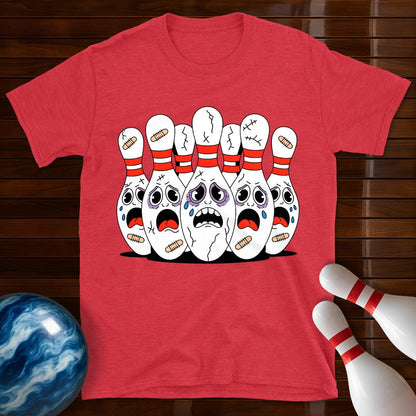 Scared Bowling Pins T-Shirt