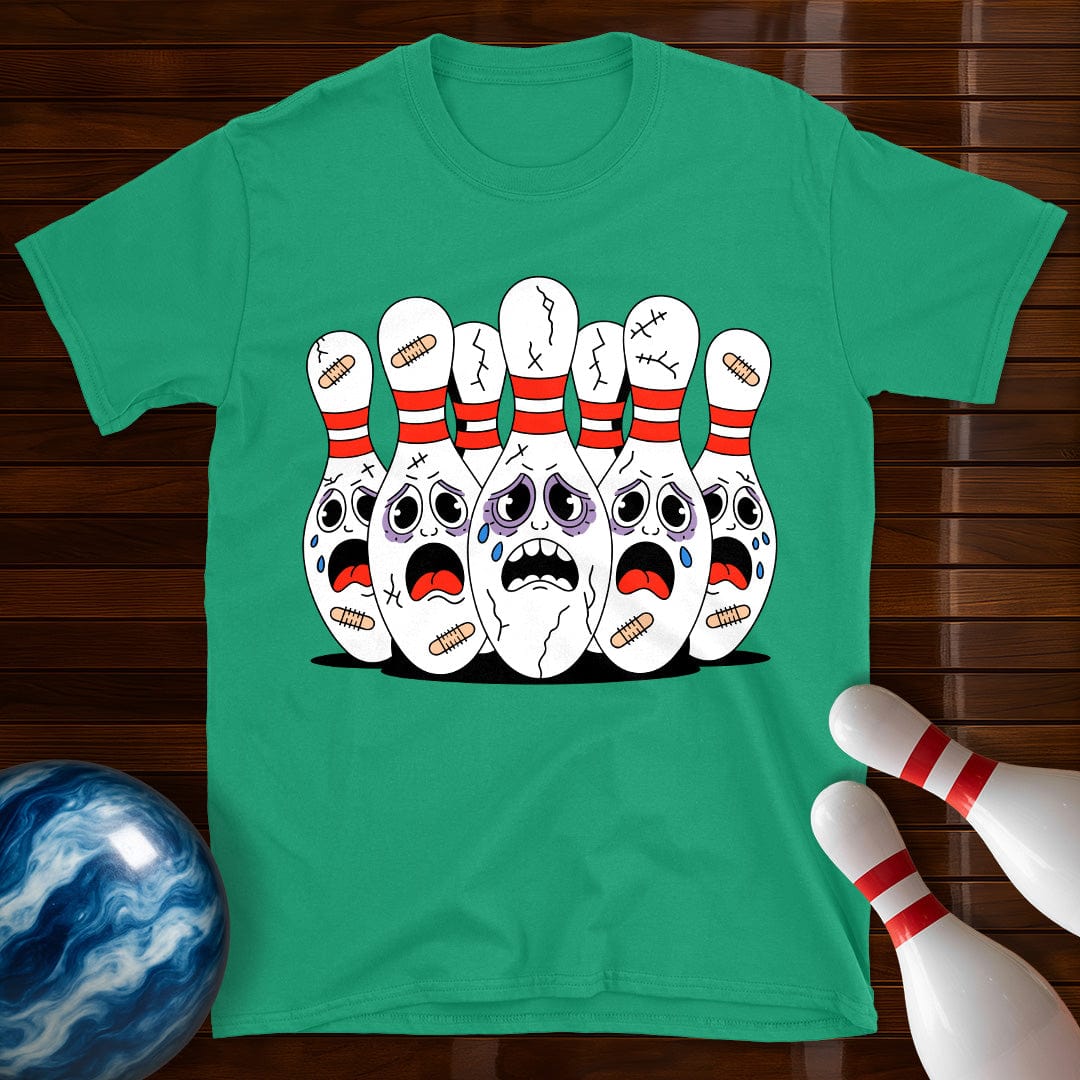 Scared Bowling Pins T-Shirt