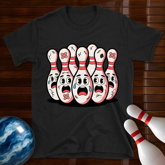 Scared Pins Bowling T-Shirt