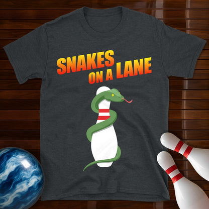 Snakes On A Lane Bowling T-Shirt
