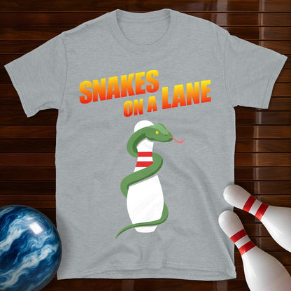 Snakes On A Lane Bowling T-Shirt