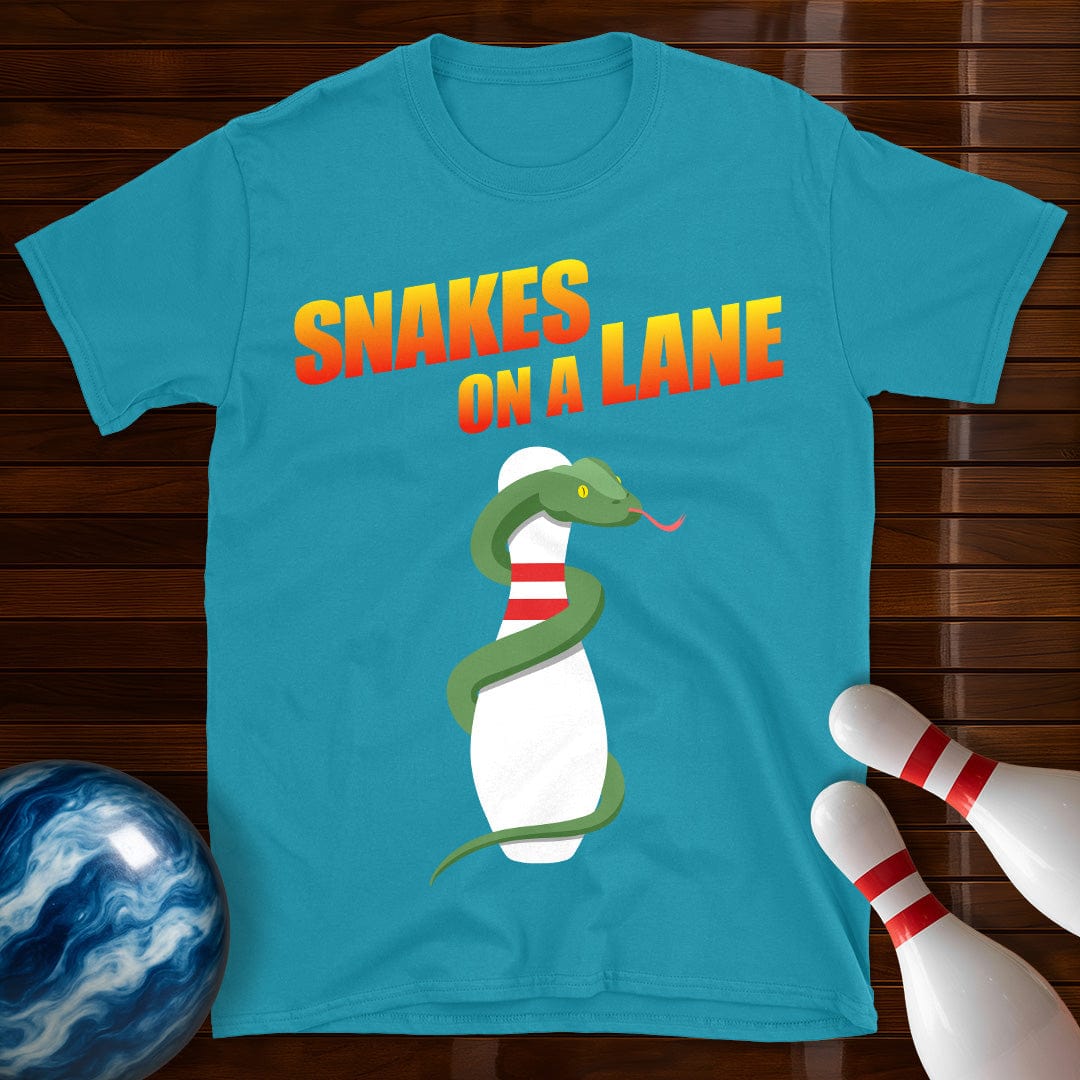 Snakes On A Lane Bowling T-Shirt