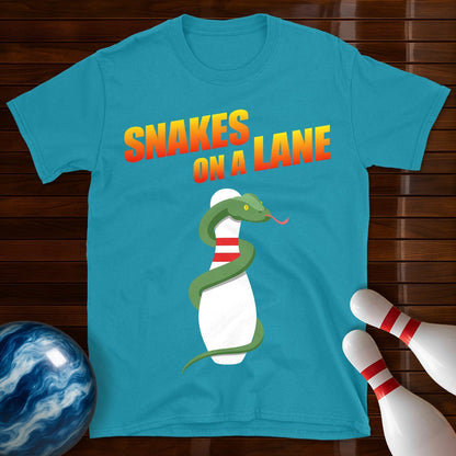 Snakes On A Lane Bowling T-Shirt