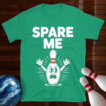 Spare Me Funny Bowling T-Shirt