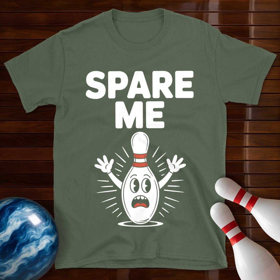Spare Me Funny Bowling T-Shirt