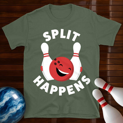 Split Happens Bowling T-Shirt