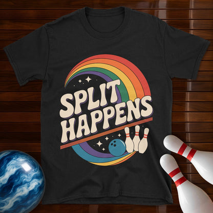Split Happens Colorful Bowling Shirt