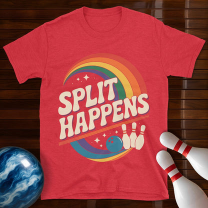 Split Happens Colorful Bowling Shirt
