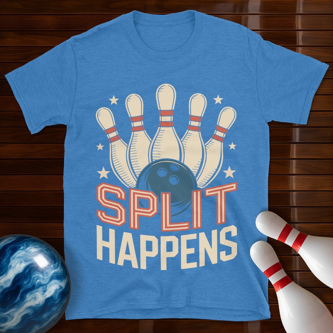 Split Happens Funny Bowling Tee