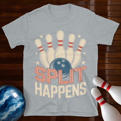 Split Happens Funny Bowling Tee