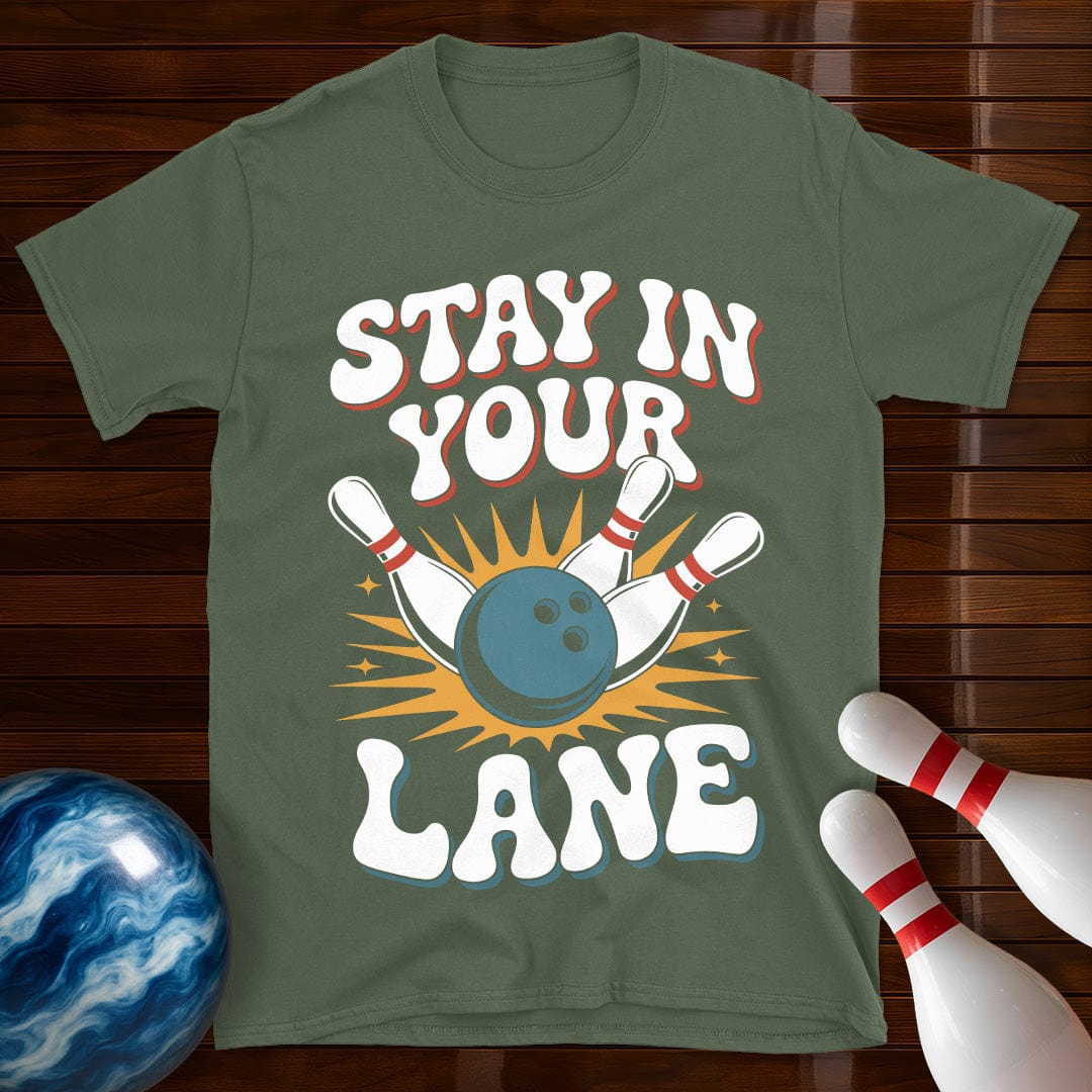 Stay In Your Lane Bowling Shirt