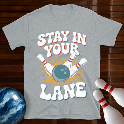 Stay In Your Lane Bowling Shirt