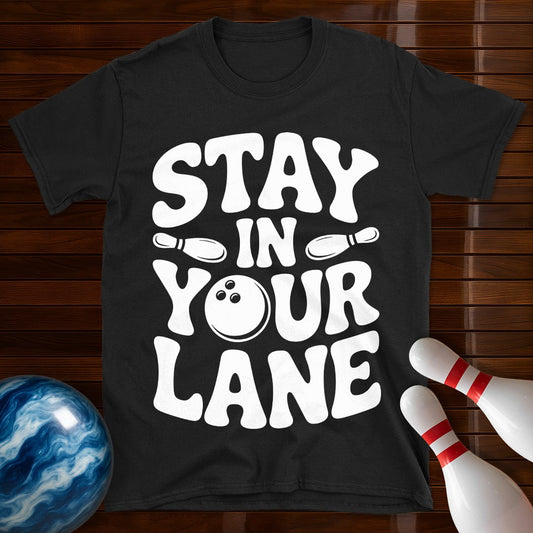 Stay In Your Lane Vintage Bowling Tee