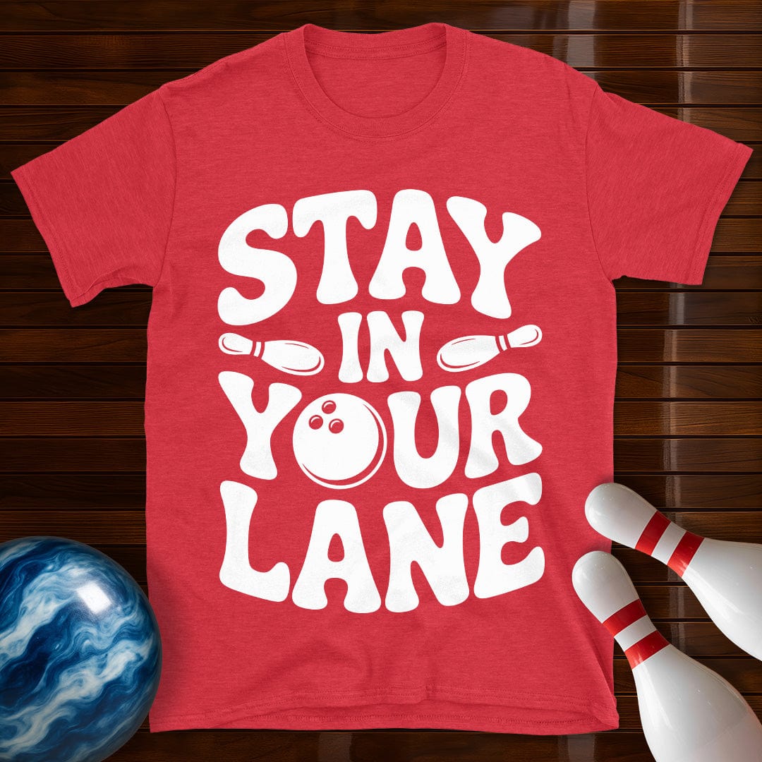 Stay In Your Lane Vintage Bowling Tee