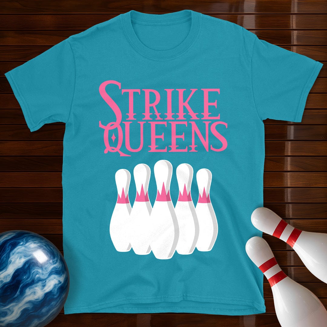Strike Queens Bowling Team T-Shirt