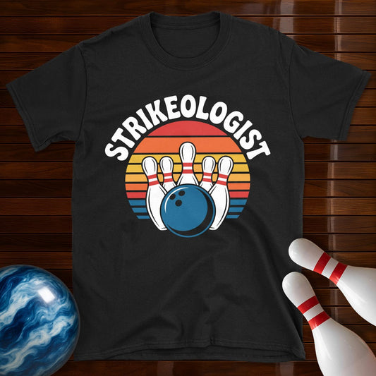 Strikeologist Retro Bowling Tee