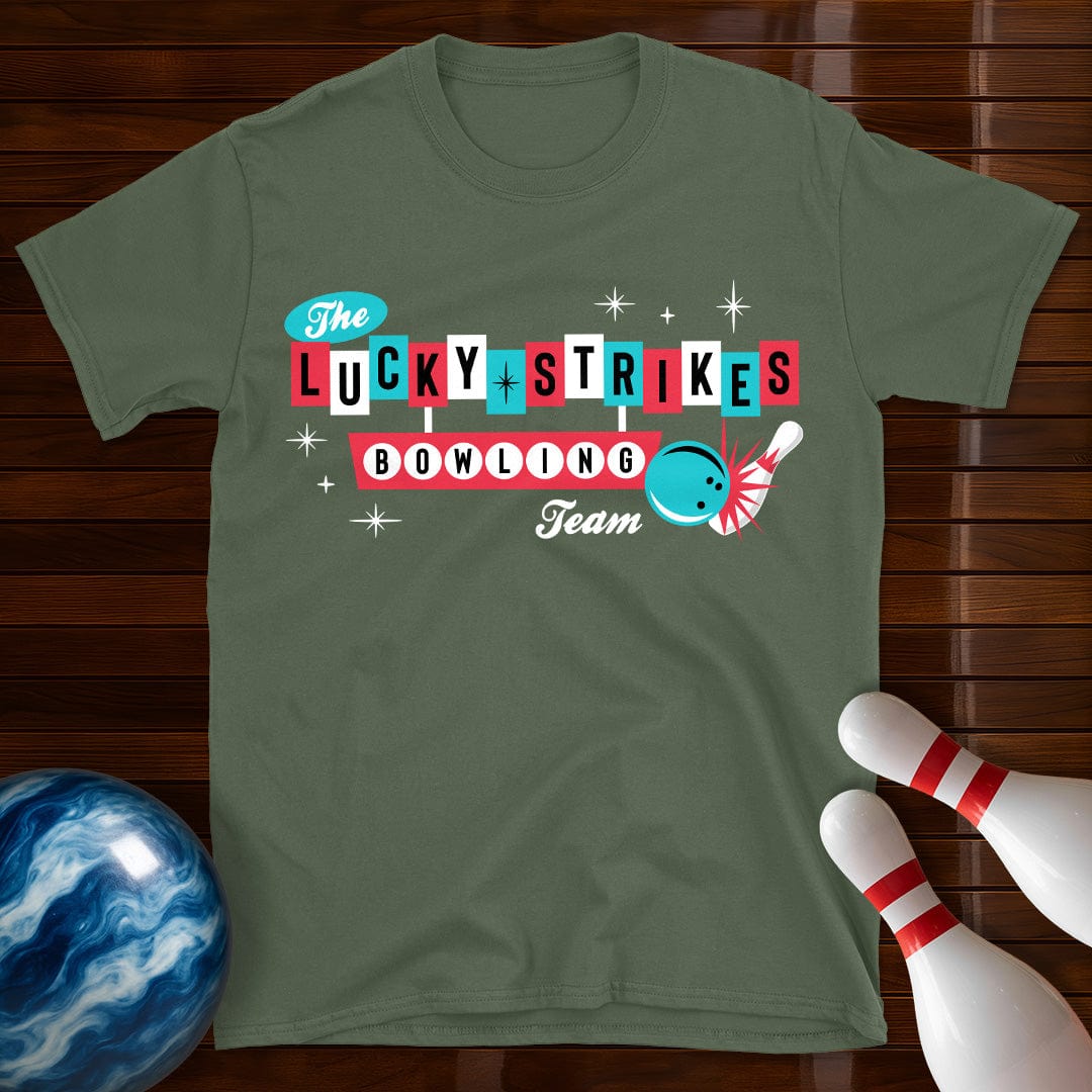 The Lucky Strikes Bowling Team T-Shirt