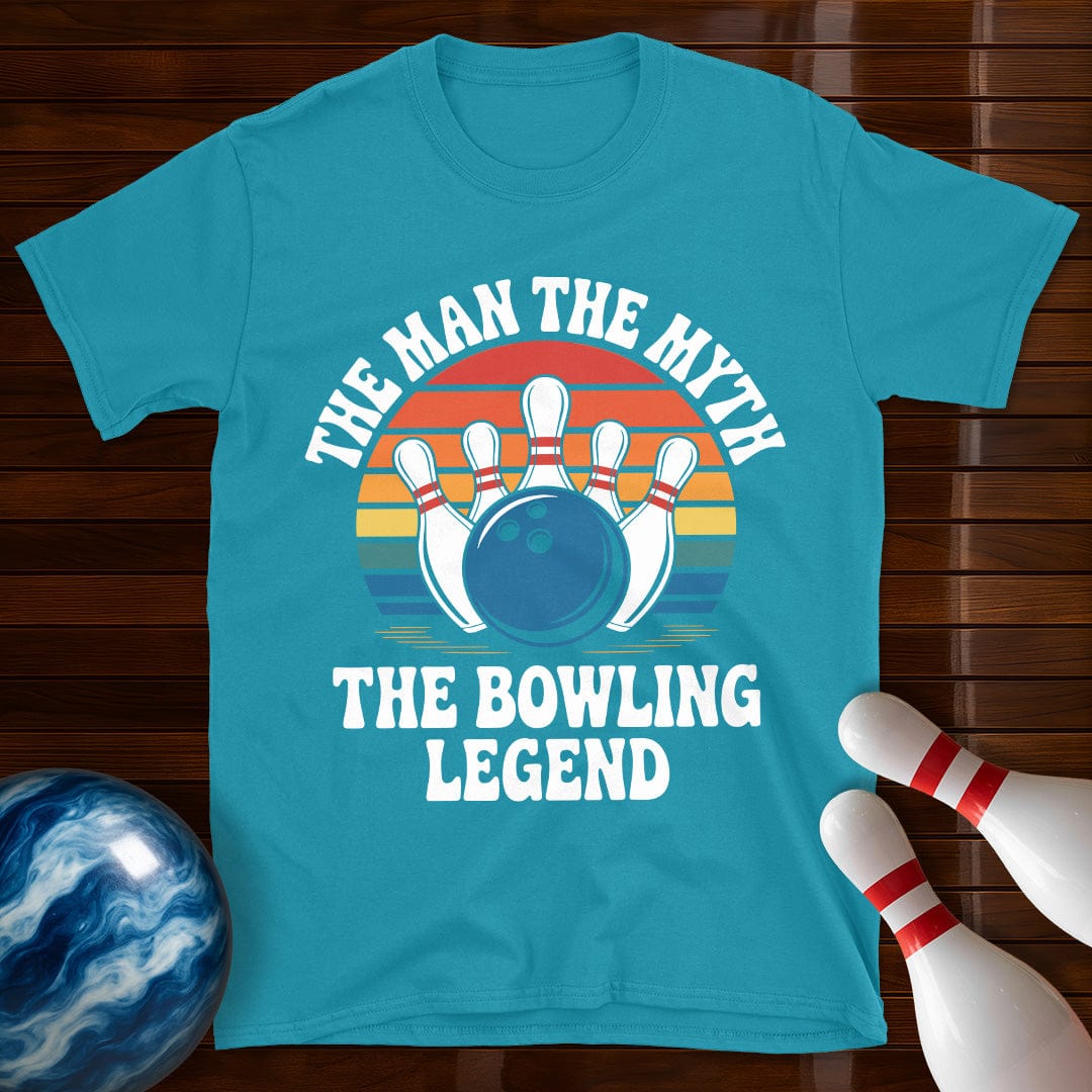 The Man The Myth The Bowling Legend Retro Tee