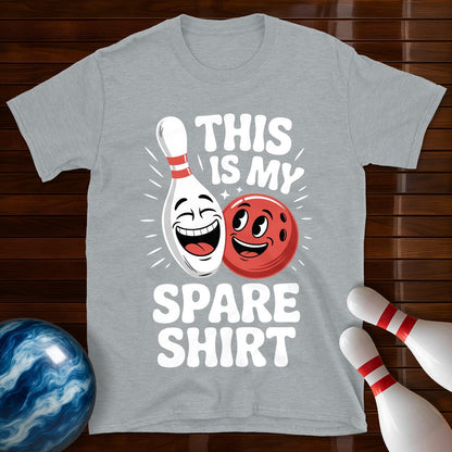 This Is My Spare Shirt Bowling T-Shirt