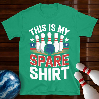 This Is My Spare Shirt Funny Bowling Shirt