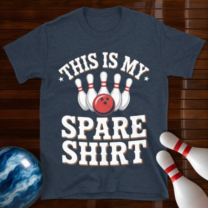 This Is My Spare Shirt Funny Bowling Tee