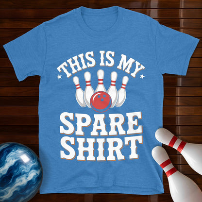 This Is My Spare Shirt Funny Bowling Tee