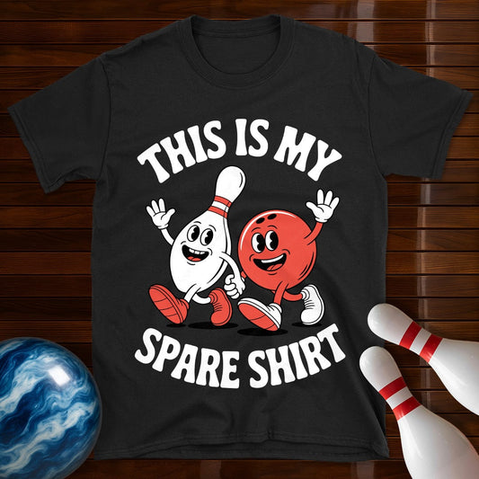 This Is My Spare Shirt Retro Bowling T-Shirt