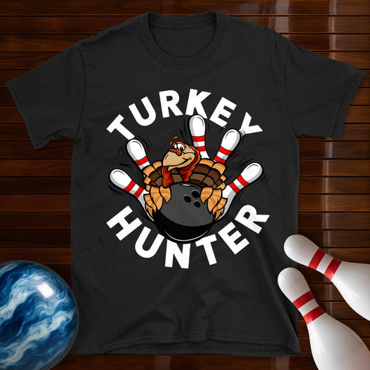 Turkey Hunter Bowling T-Shirt