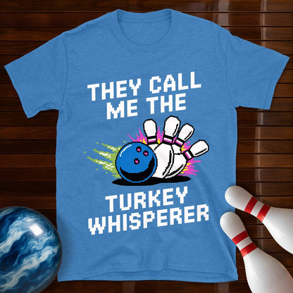 Turkey Whisperer Retro Bowling T-Shirt