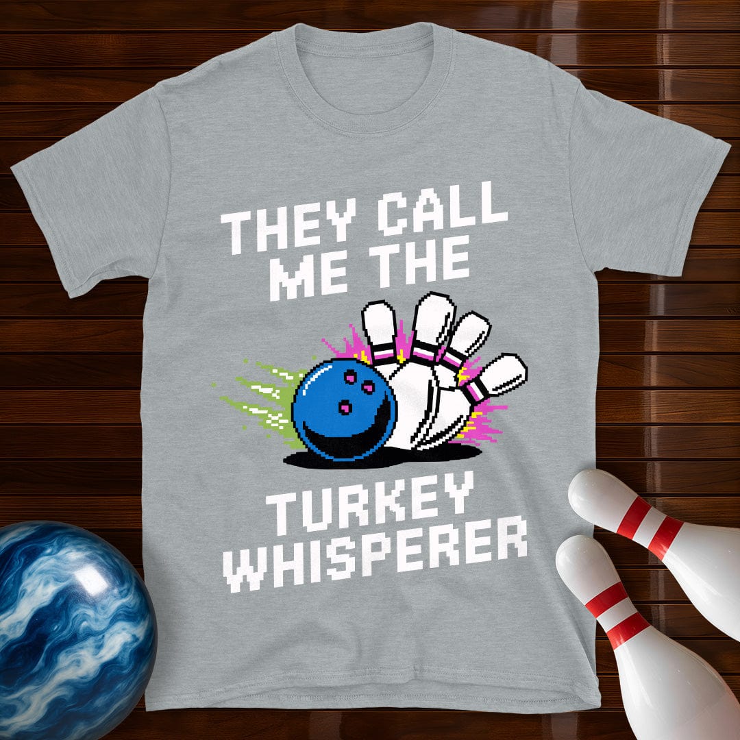Turkey Whisperer Retro Bowling T-Shirt