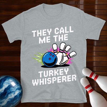Turkey Whisperer Retro Bowling T-Shirt