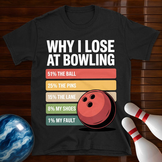 Why I Lose At Bowling T-Shirt