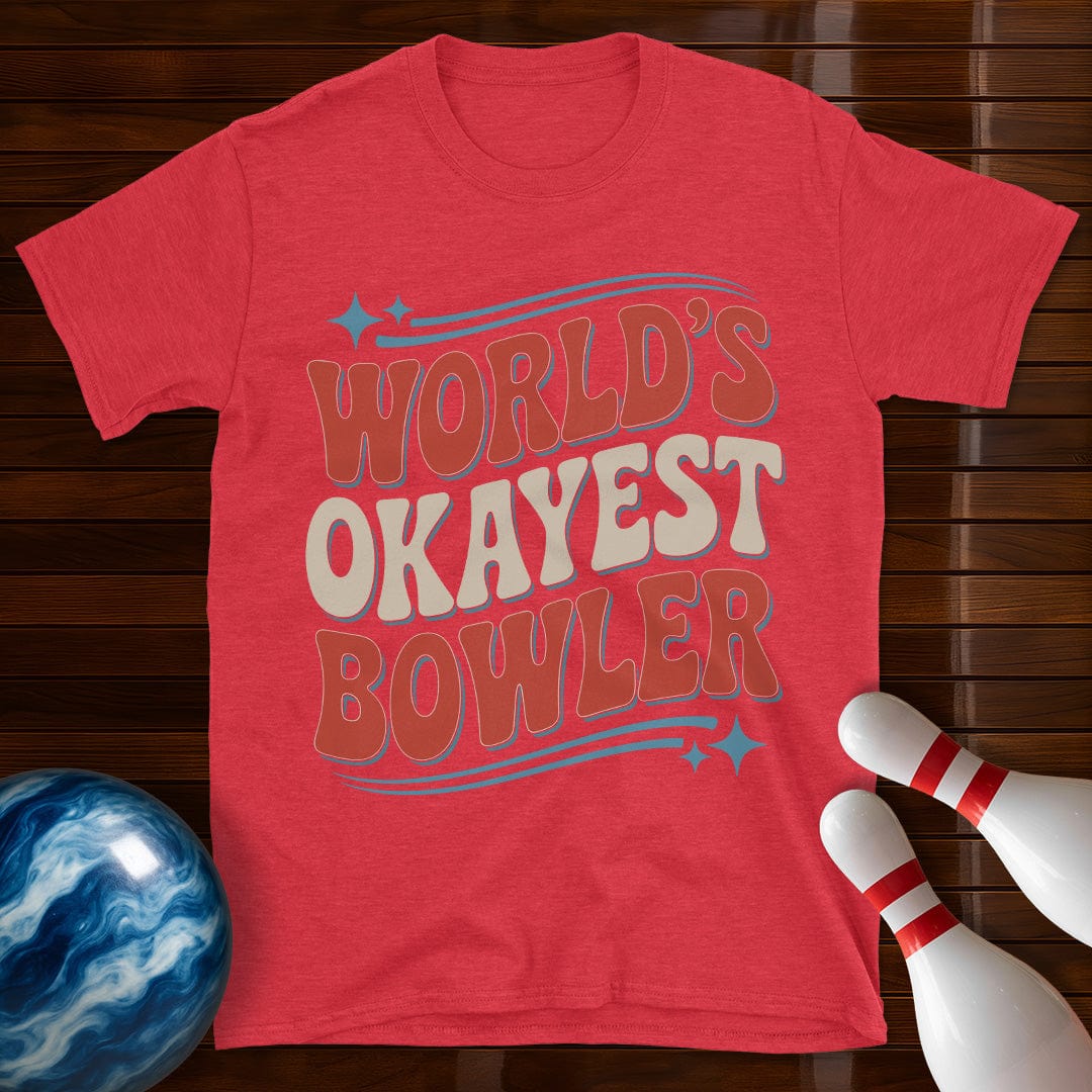 World's Okayest Bowler Funny Shirt