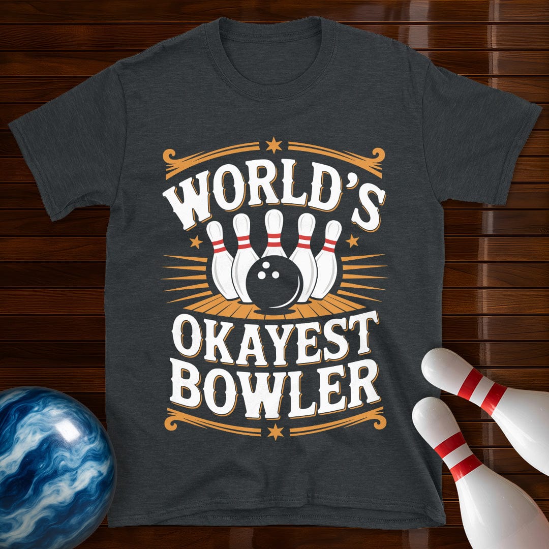 World's Okayest Bowler Vintage Tee