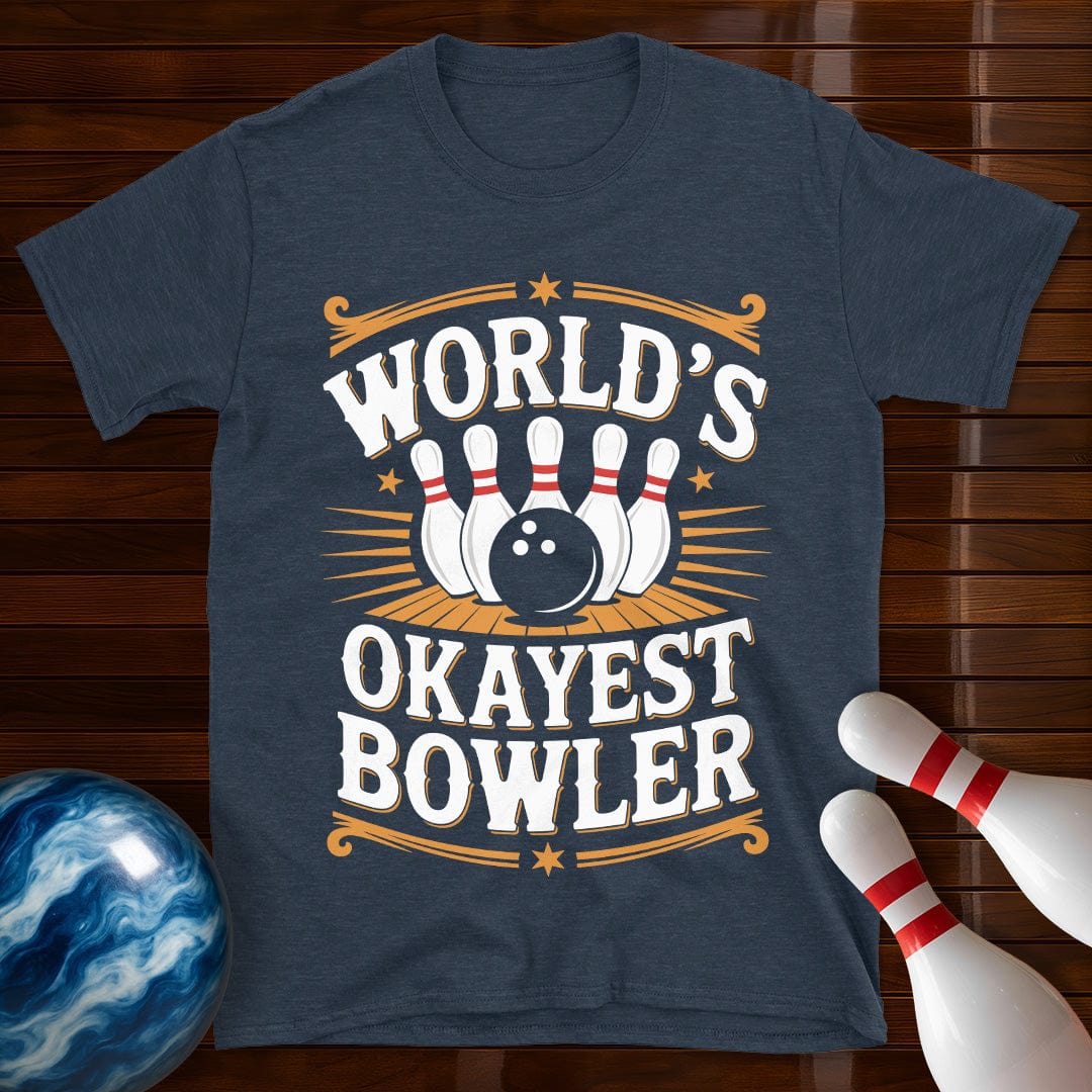 World's Okayest Bowler Vintage Tee