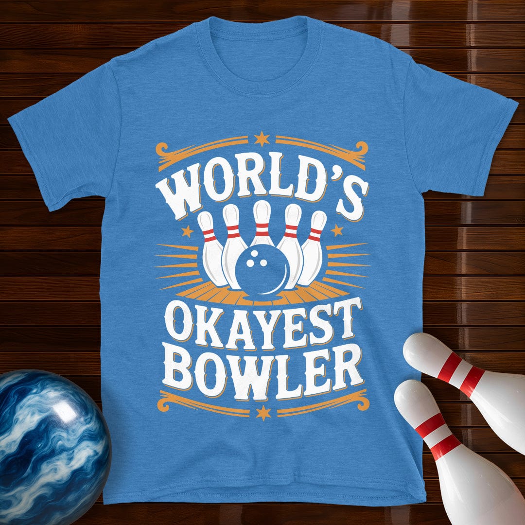 World's Okayest Bowler Vintage Tee