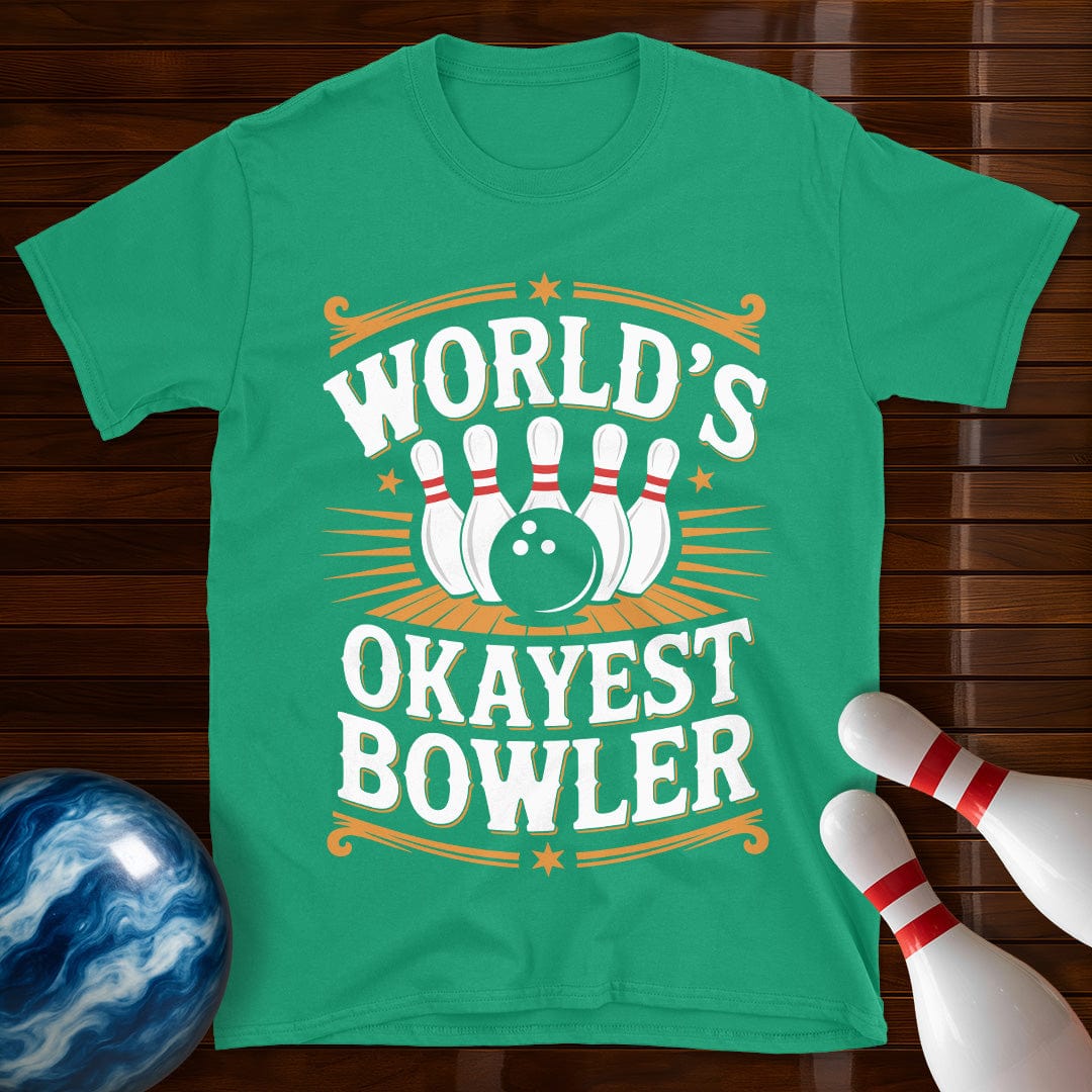 World's Okayest Bowler Vintage Tee