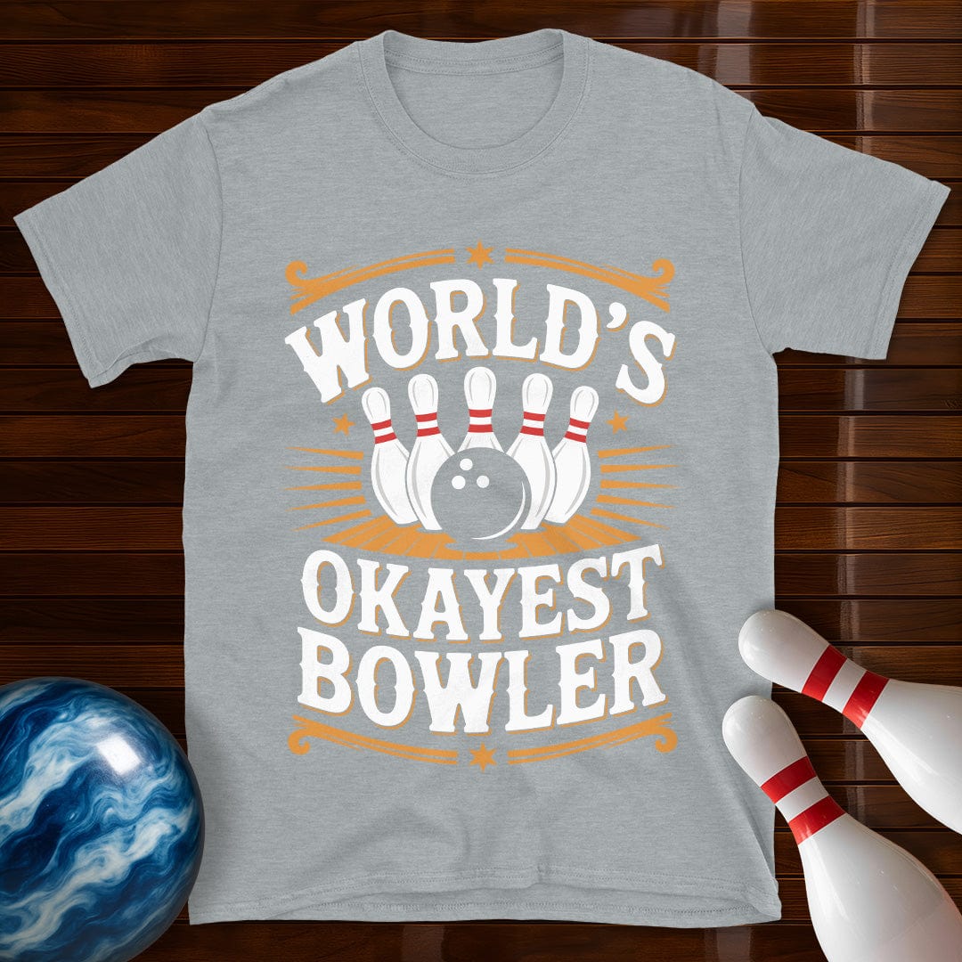 World's Okayest Bowler Vintage Tee