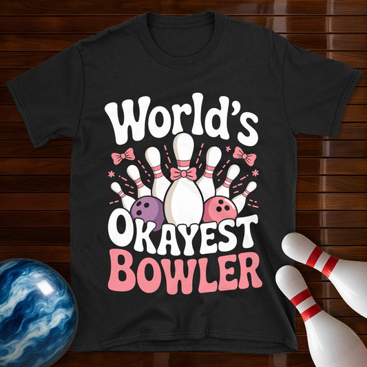 World's Okayest Bowler Women's T-Shirt