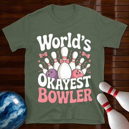 World's Okayest Bowler Women's T-Shirt
